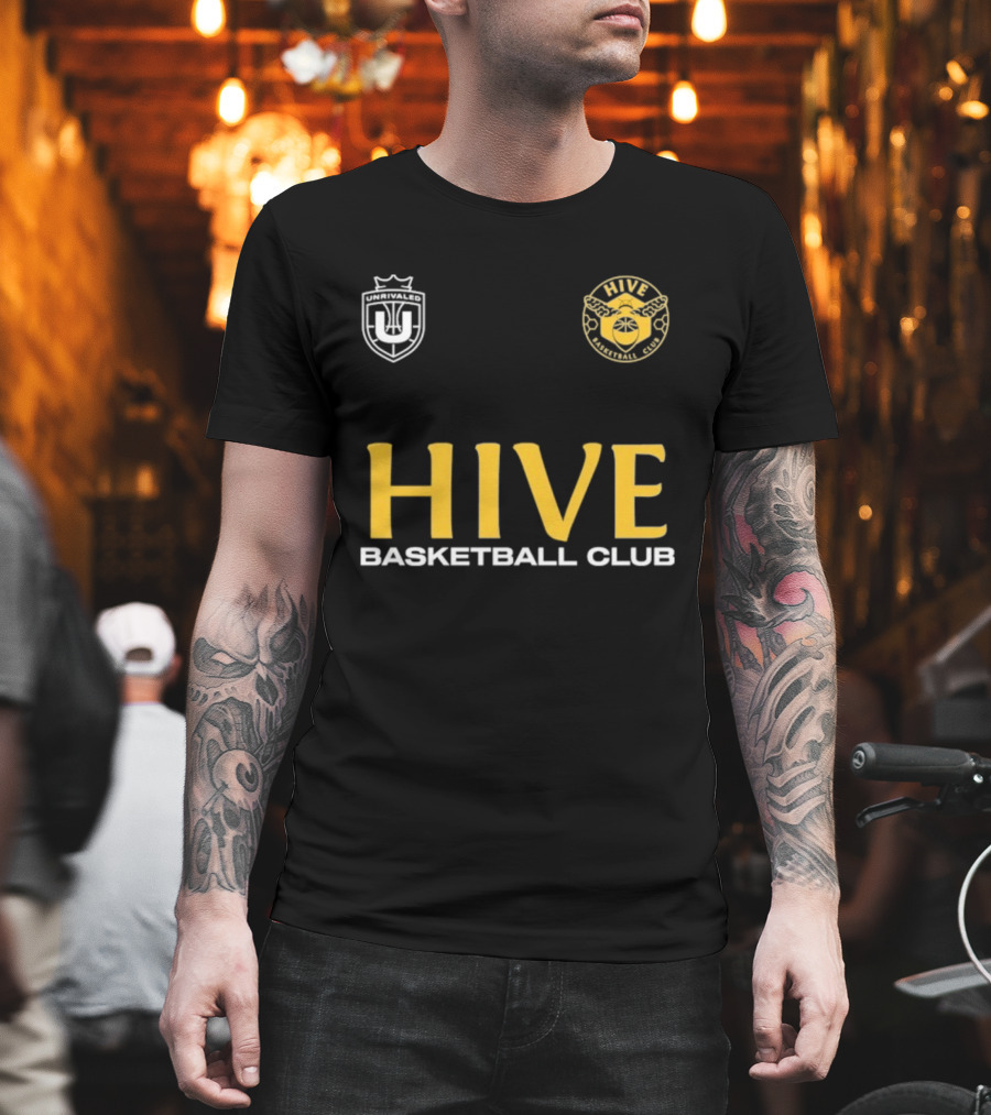 Unrivaled Hive Basketball Club Hive Classic Emblem Collaboration T-Shirt