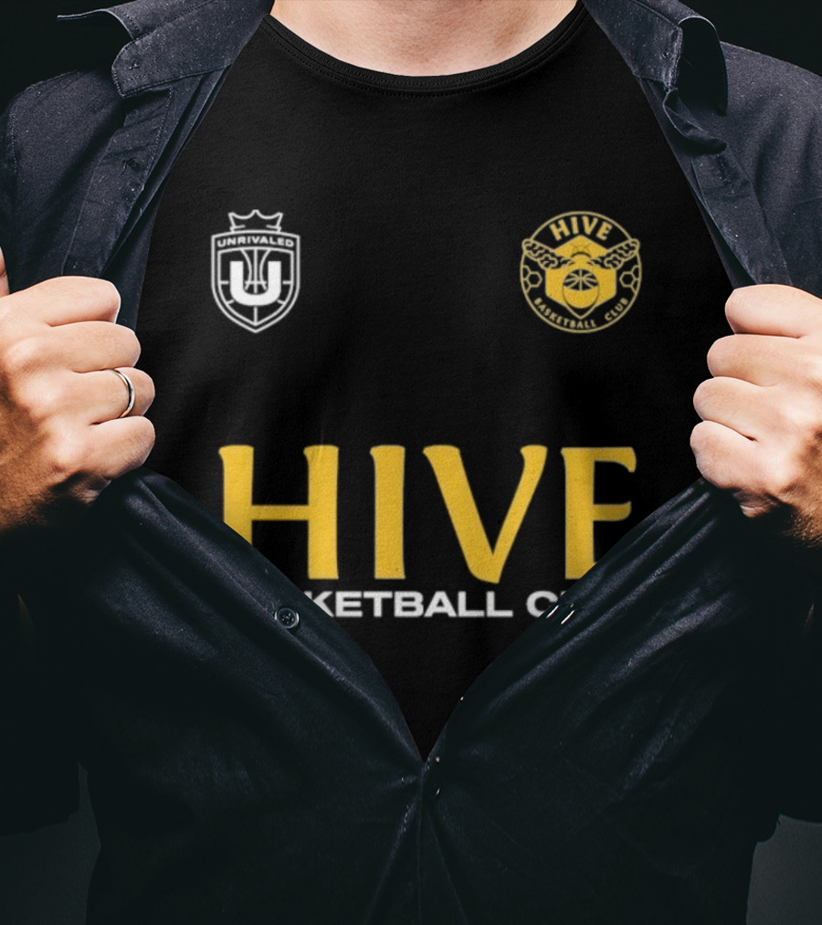 Unrivaled Hive Basketball Club Hive Classic Emblem Collaboration T-Shirt