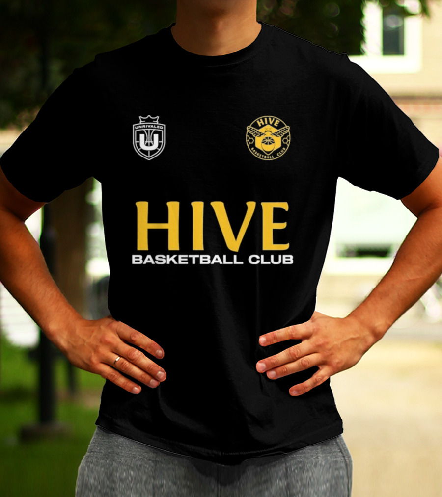 Unrivaled Hive Basketball Club Hive Classic Emblem Collaboration T-Shirt