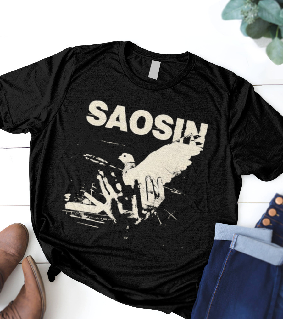 SAOSIN Bird Imagery Vintage Style T-Shirt
