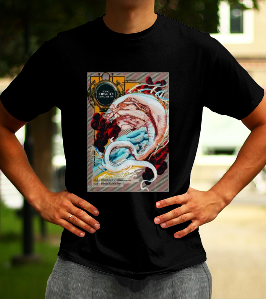 The Disco Biscuits Nov 8 2025 Washington DC Concert Event Snake Art T-Shirt
