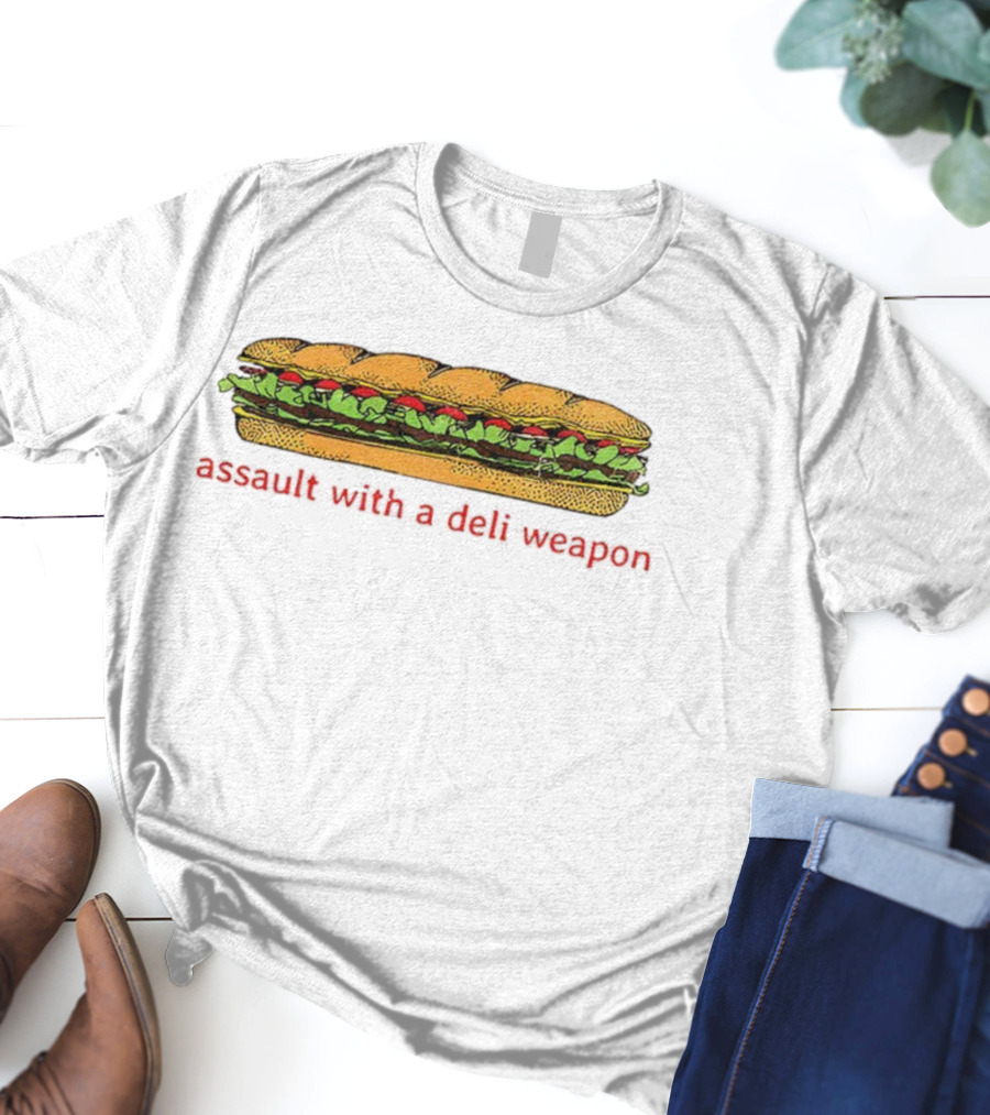 Assault With A Deli Weapon DC Sandwich Thrower Anti Ice Resist Sub Artistry T-Shirt