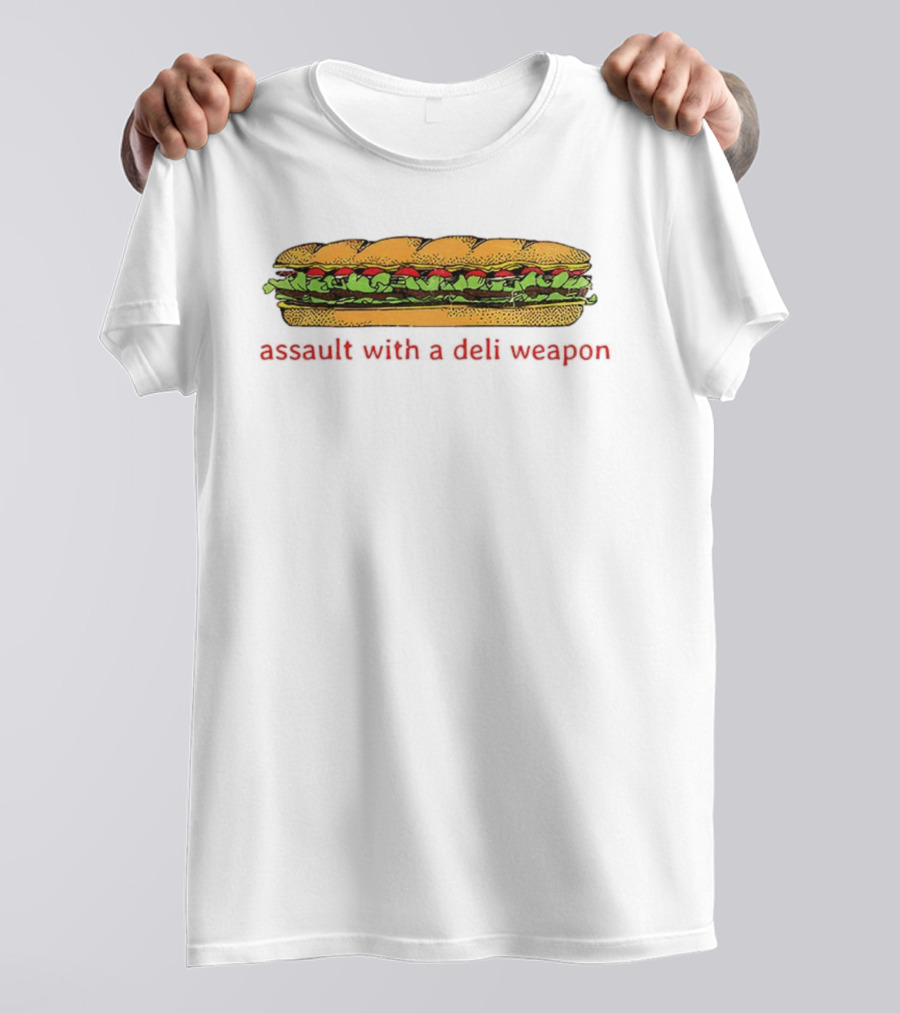 Assault With A Deli Weapon DC Sandwich Thrower Anti Ice Resist Sub Artistry T-Shirt