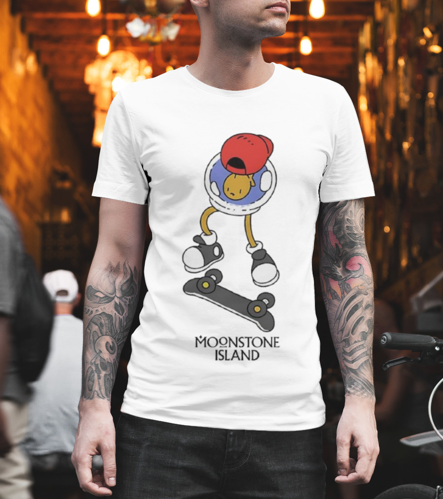 Moonstone Island SRG Video Game Character Skater T-Shirt