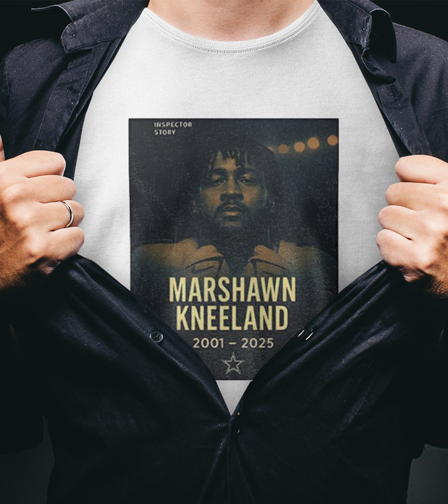 Inspector Story Marshawn Kneeland 2001-2025 Dallas Cowboys Star T-Shirt