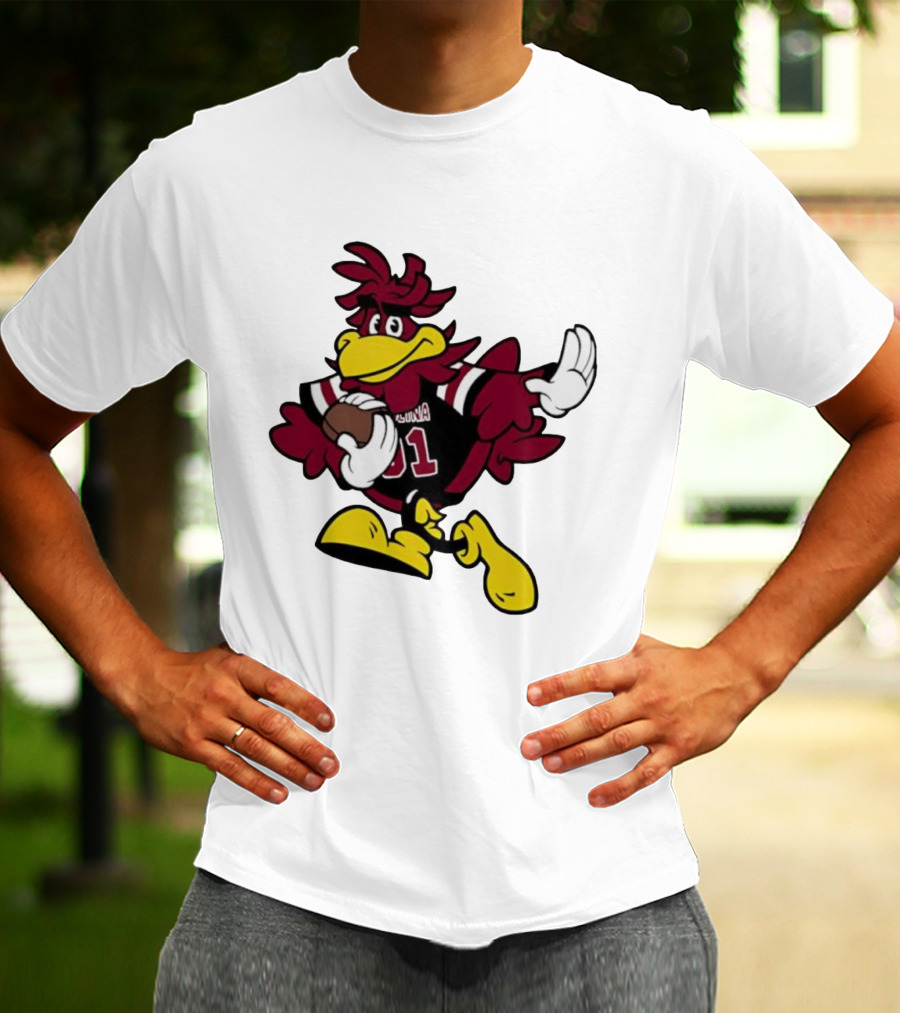 University Of South Carolina Cocky 01 Football Mascot T-Shirt