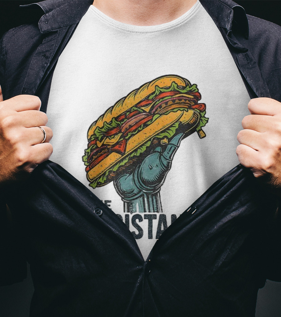 The Resistance Sandwich Fist Abolish ICE Washington T-Shirt