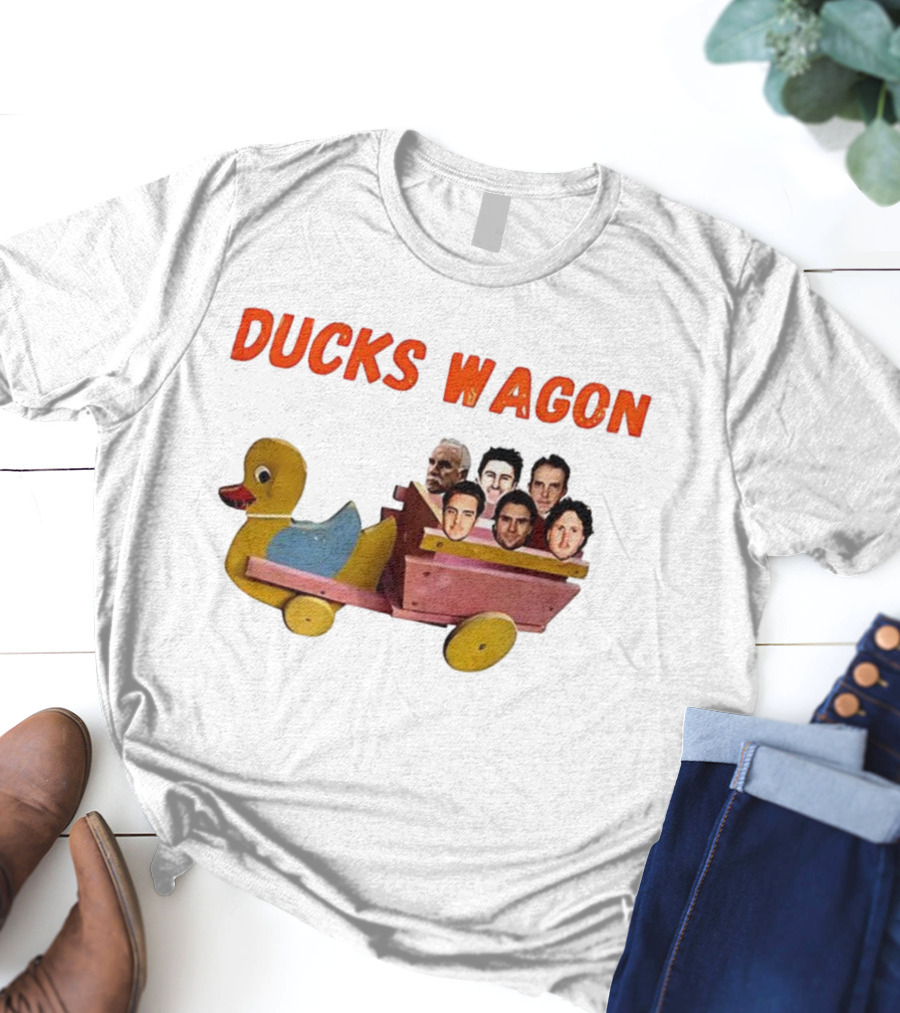 Anaheim Ducks Wagon With Faces T-Shirt