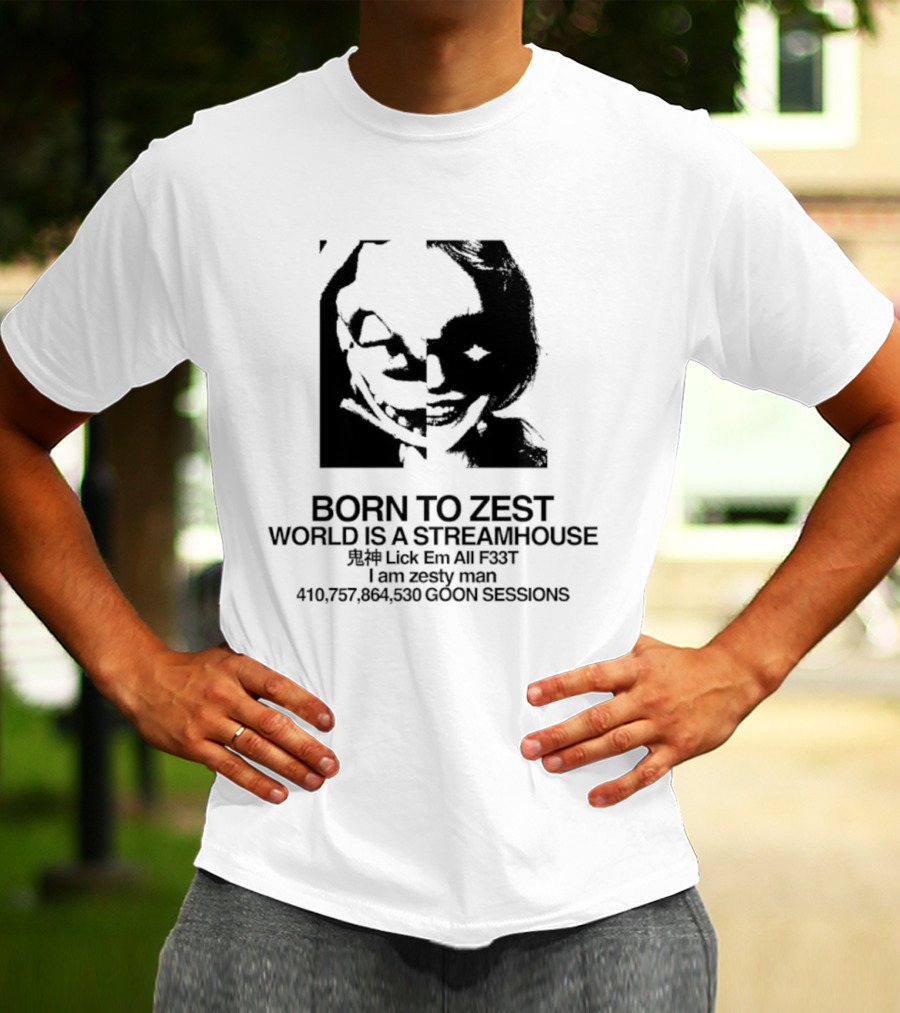 Born To Zest World Is A Streamhouse Bicycle Infinity Zesty Symphony Electric Cooperation T-Shirt