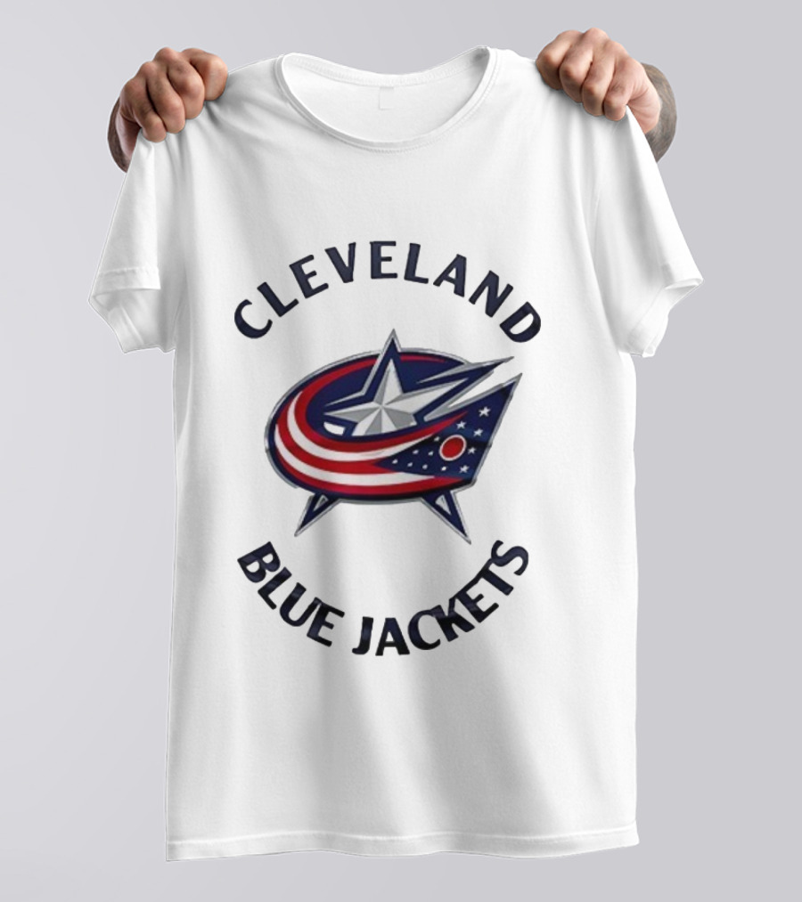 Cleveland Blue Jackets 2025 Retro Stars And Stripes Iconic Style T-Shirt