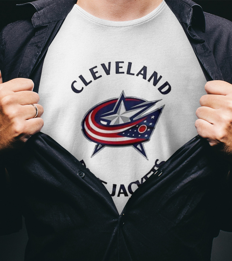 Cleveland Blue Jackets 2025 Retro Stars And Stripes Iconic Style T-Shirt