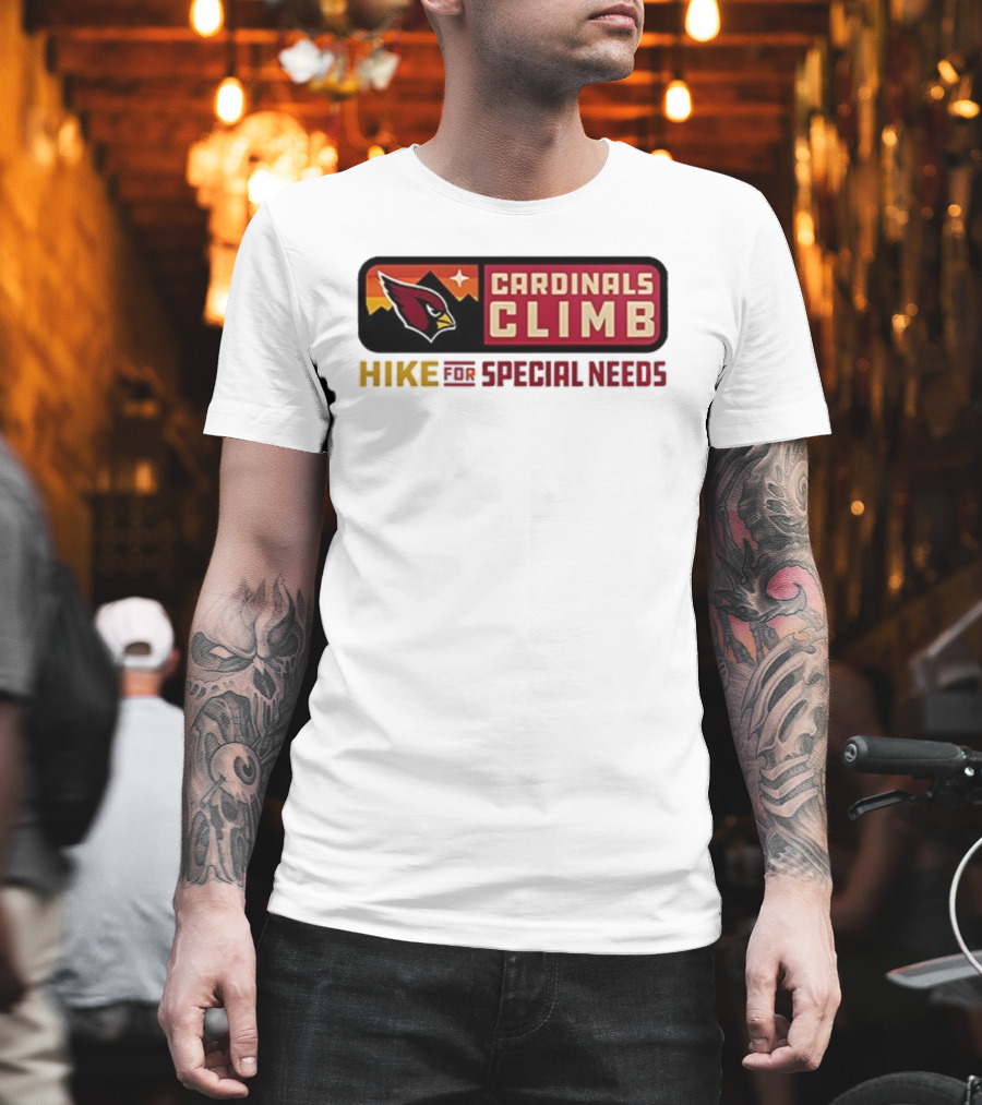 Cardinals Climb Hike For Special Needs 2025 Adventure T-Shirt