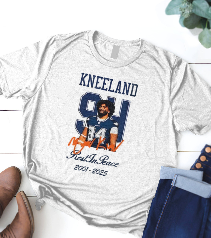 Dallas Cowboys Kneeland 94 Rest In Peace 2001-2025 T-Shirt