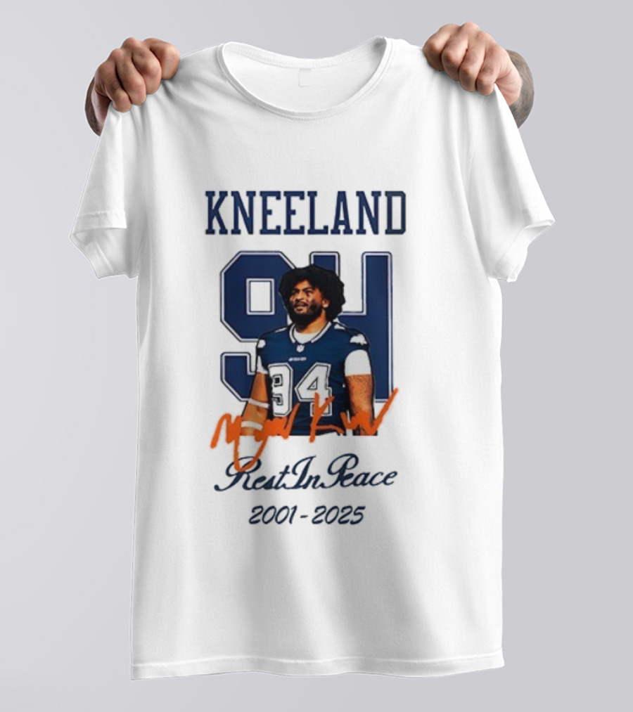 Dallas Cowboys Kneeland 94 Rest In Peace 2001-2025 T-Shirt