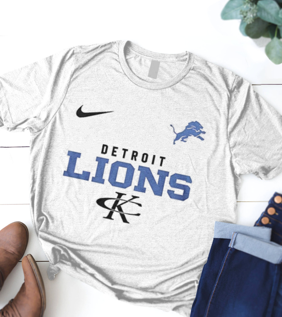 Detroit Lions Kenny Chesney No Shoes Nation 2025 Go Lions T-Shirt