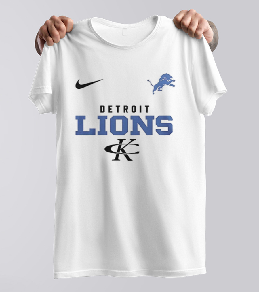 Detroit Lions Kenny Chesney No Shoes Nation 2025 Go Lions T-Shirt