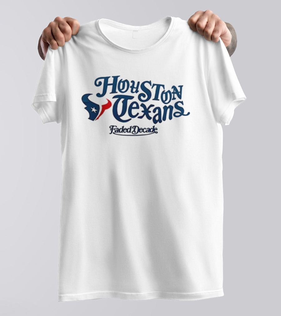Houston Texans Faded Decade Collaboration T-Shirt