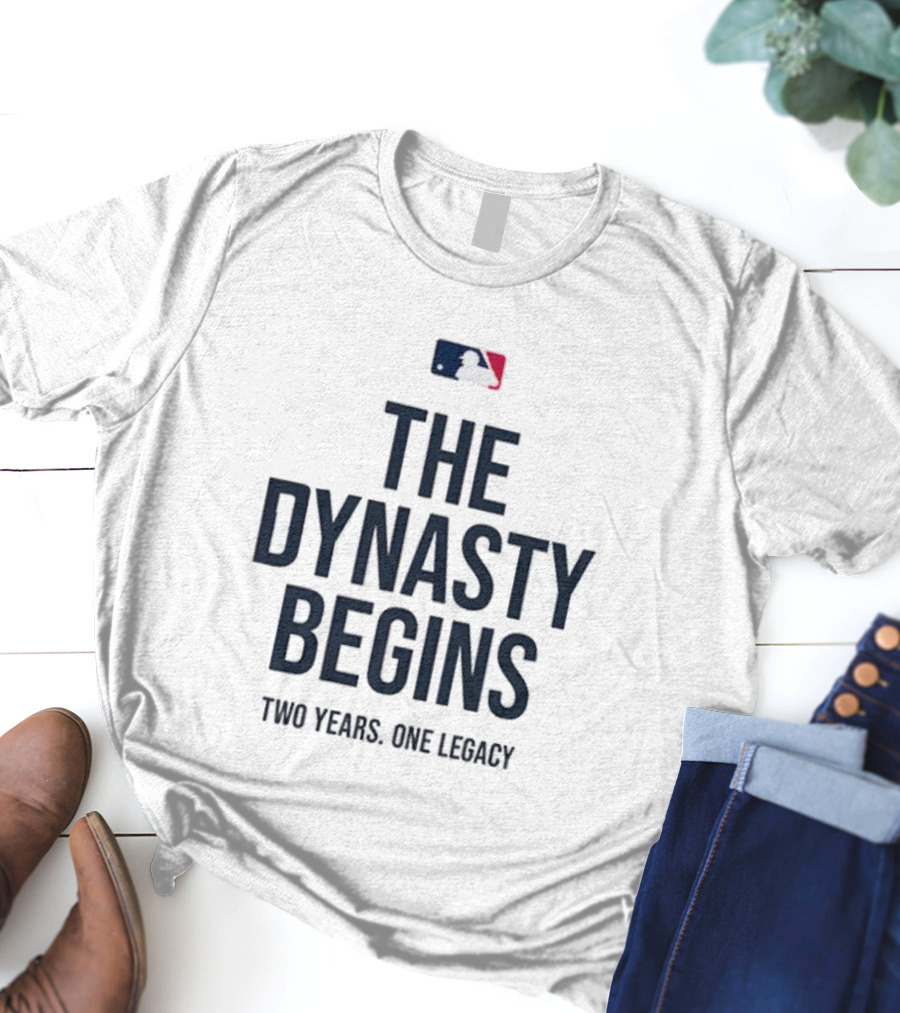 Los Angeles Dodgers World Series Champions 2024-2025 The Dynasty Begins MLB Two Years One Legacy T-Shirt