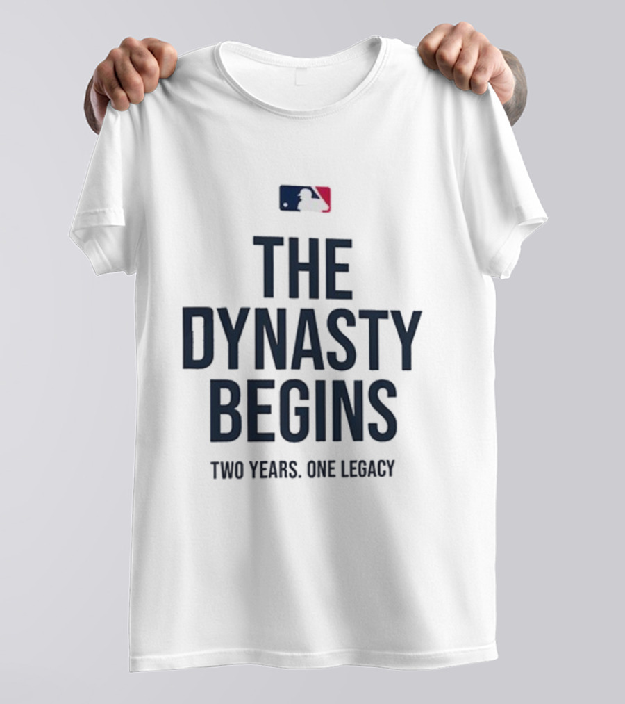 Los Angeles Dodgers World Series Champions 2024-2025 The Dynasty Begins MLB Two Years One Legacy T-Shirt