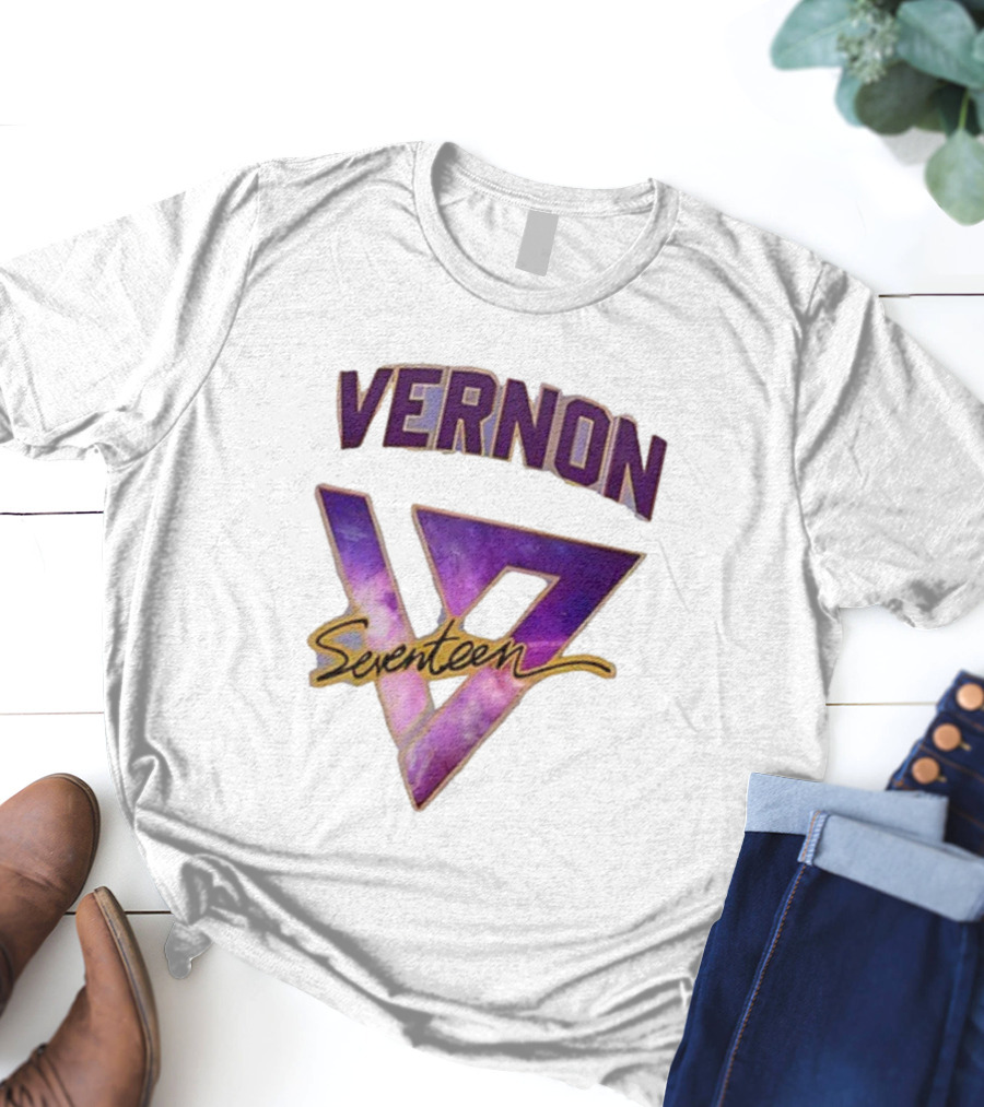 Seventeen World Tour Vernon Collaboration With Los Angeles Lakers T-Shirt