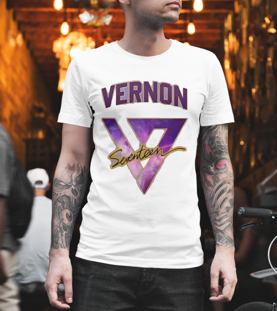 Seventeen World Tour Vernon Collaboration With Los Angeles Lakers T-Shirt
