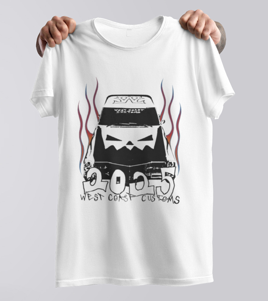 West Coast Customs 2025 Flame Car Art T-Shirt