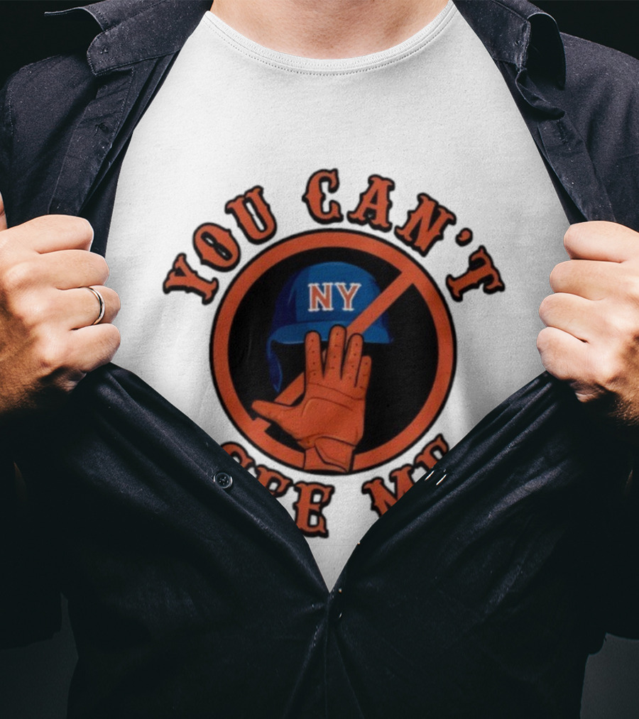 You Can’t See Me NY Mets Baseball Glove & Hand Gesture T-Shirt