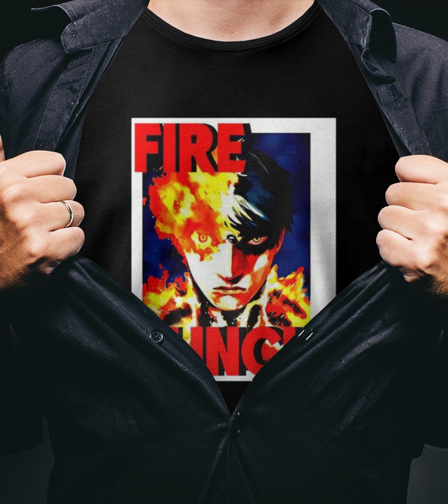 FIRE PUNCH Agni Burning Half Face Manga T-Shirt