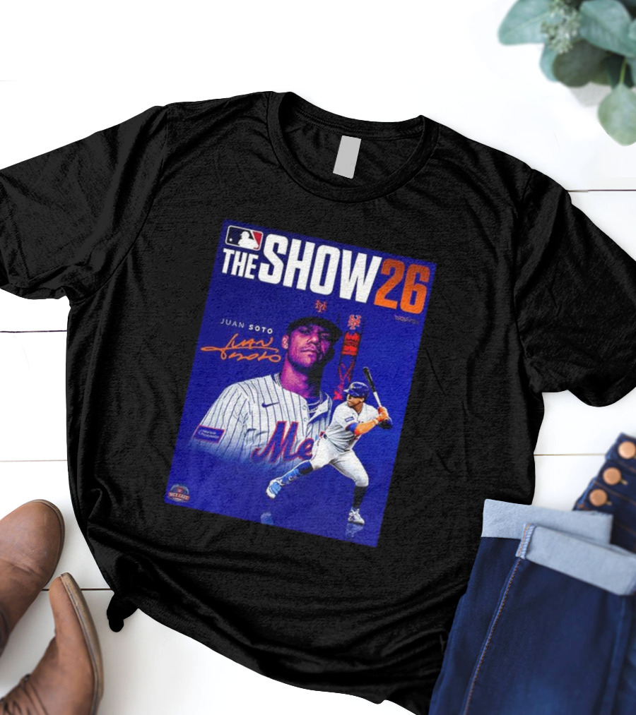 The Show 26 Juan Soto Mets Signature Edition MLB T-Shirt