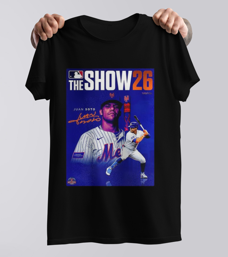 The Show 26 Juan Soto Mets Signature Edition MLB T-Shirt