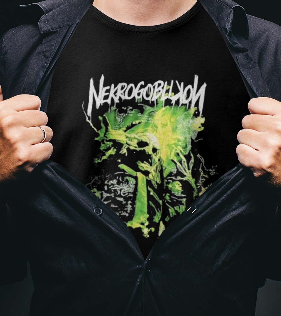 Nekrogoblikon Lightning The Fundamental Slimes And Humours Goblin Art T-Shirt