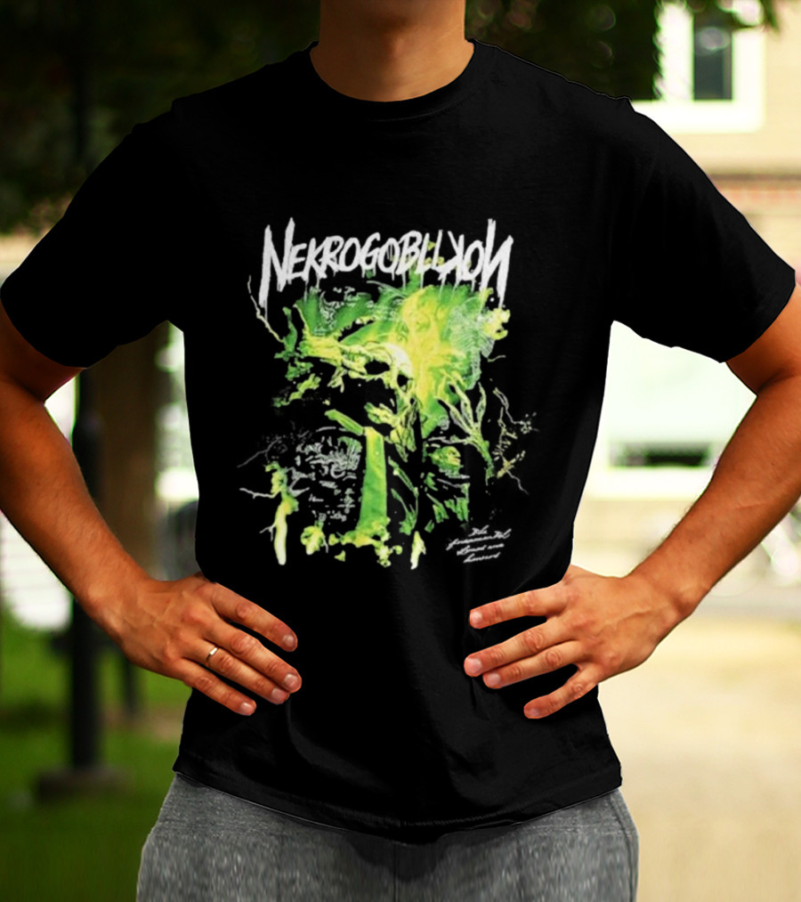 Nekrogoblikon Lightning The Fundamental Slimes And Humours Goblin Art T-Shirt