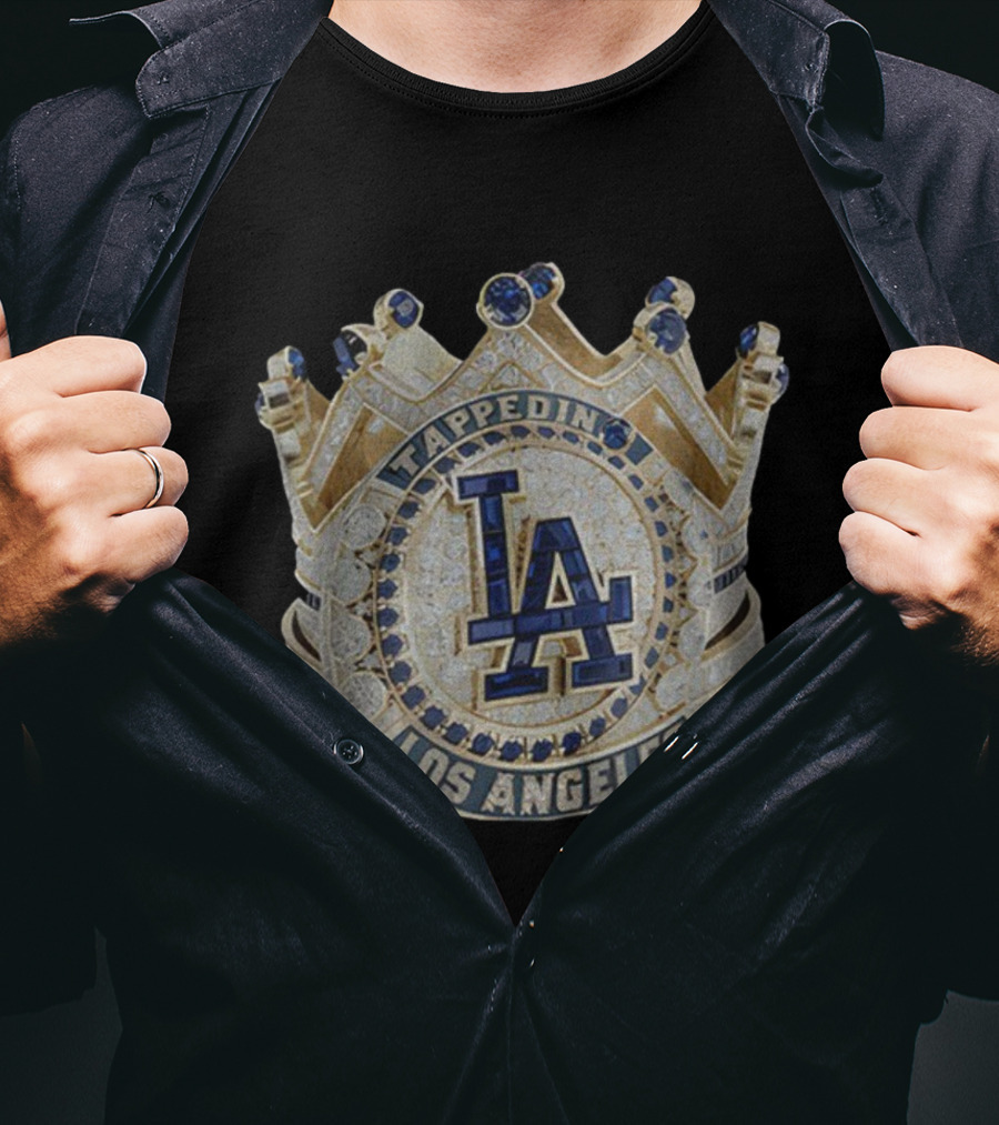 Tapped In Los Angeles Rings Royalty Dodgers MLB World Series 2025 T-Shirt
