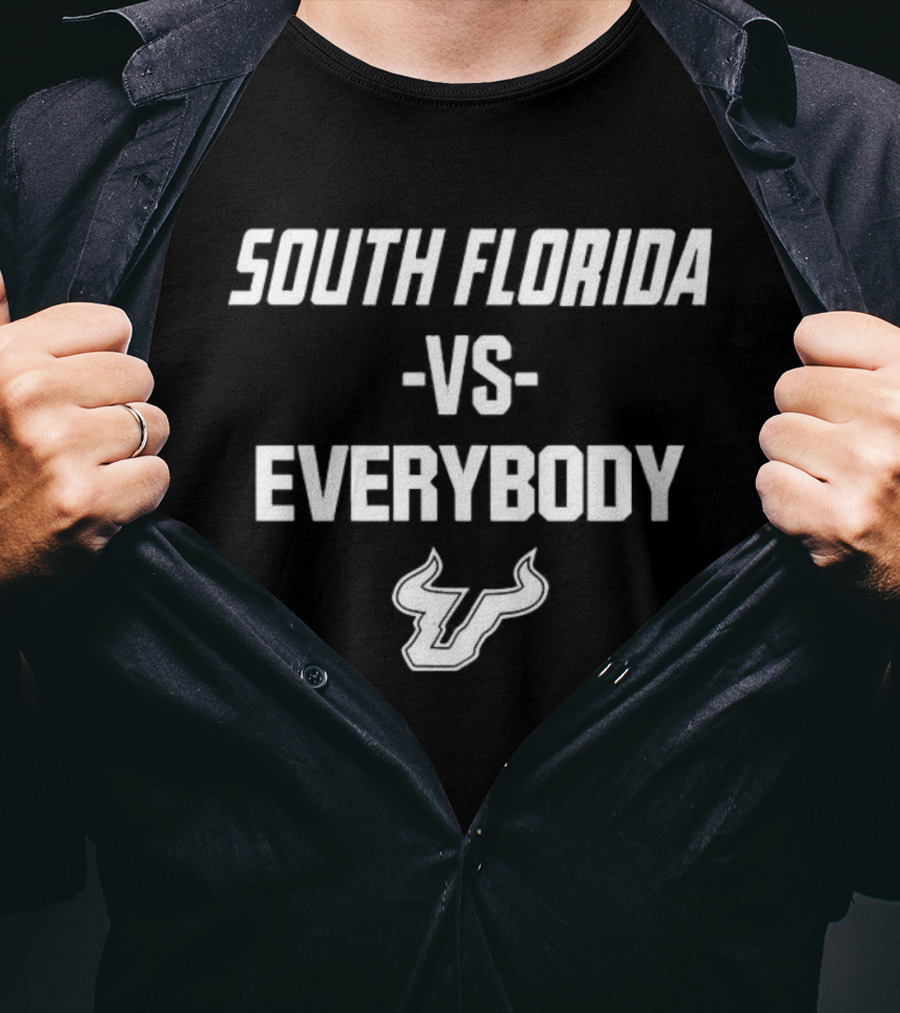South Florida Bulls Vs Everybody Bulls Symbol T-Shirt