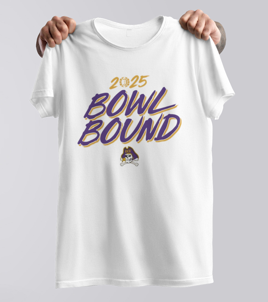 2025 Bowl Bound East Carolina University ECU Pirates T-Shirt