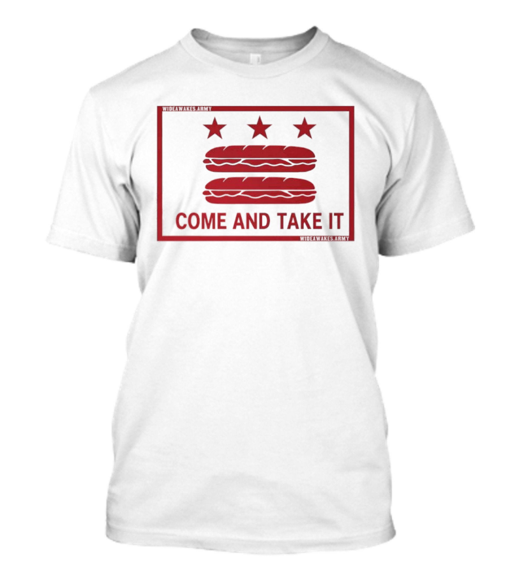 DC Flag Come And Take It Sandwich Stars Protest T-Shirt