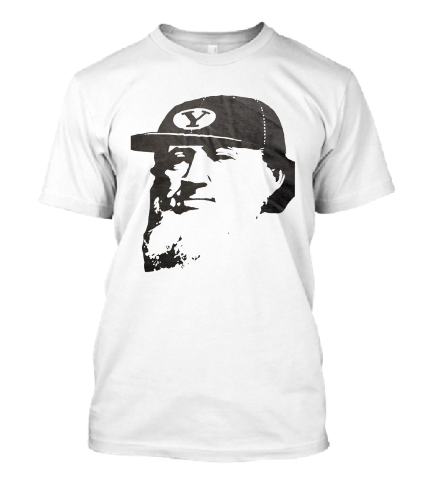 Flat Brim Brigham Young University Y Cougars Hat T-Shirt