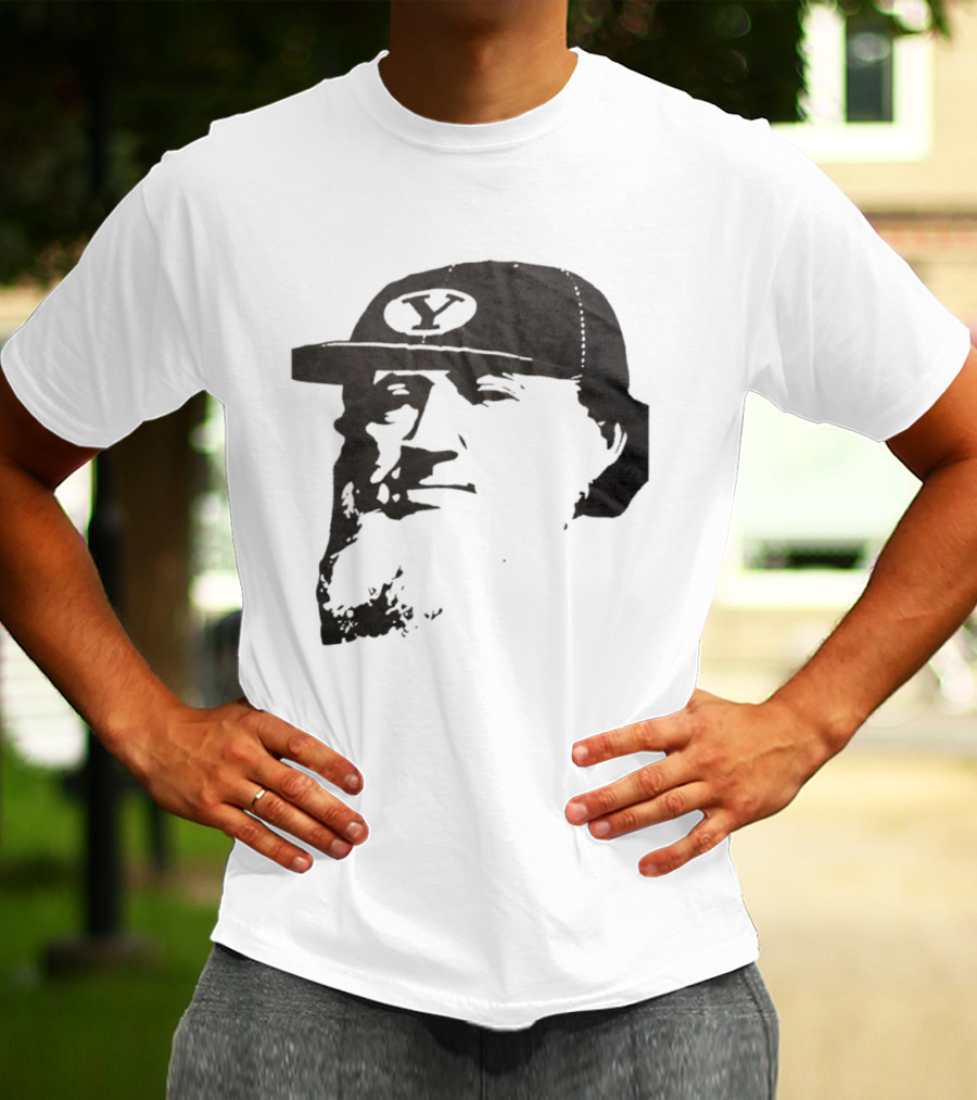 Flat Brim Brigham Young University Y Cougars Hat T-Shirt