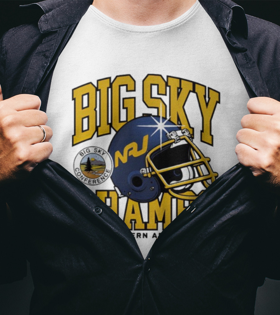 Big Sky Champs 1978 Northern Arizona NAU Football Conference Victory T-Shirt