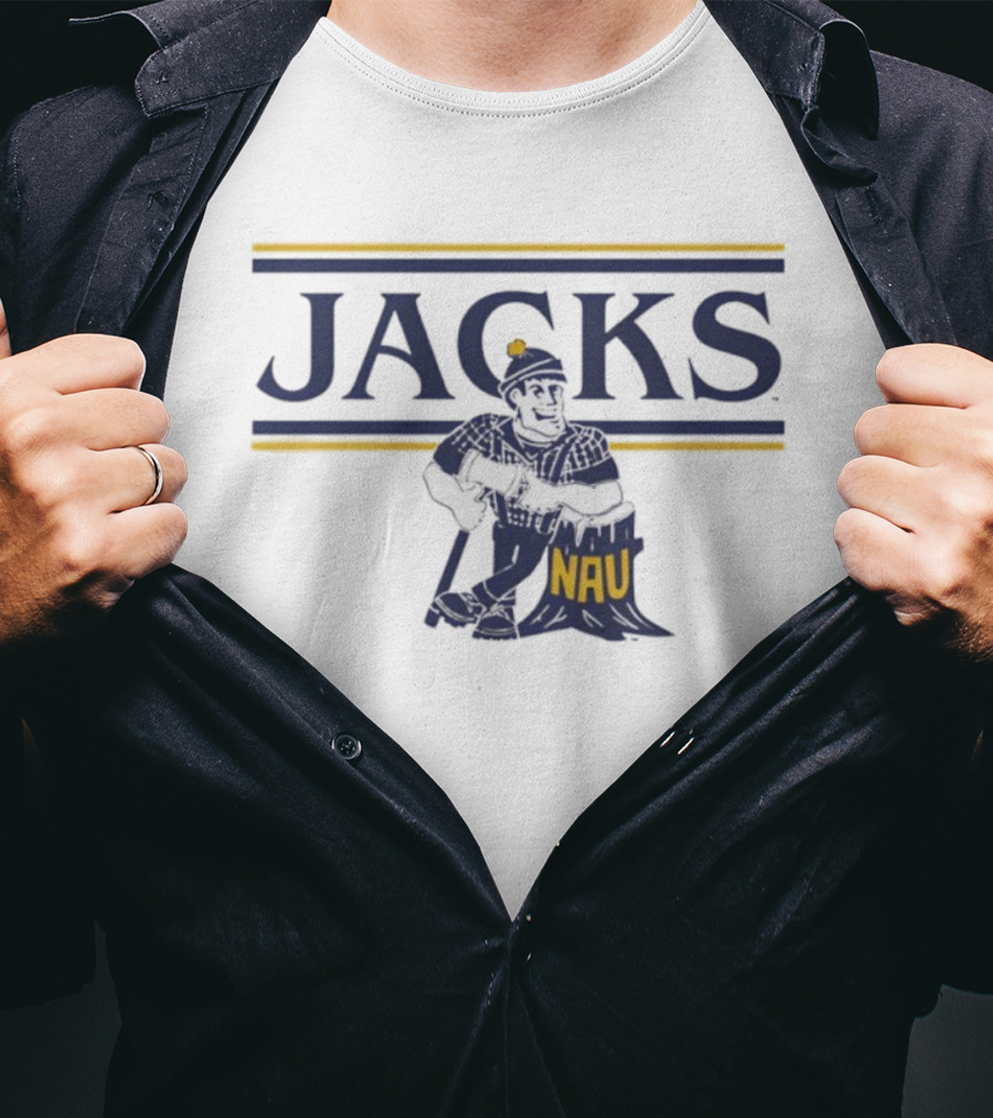 Northern Arizona Lumberjacks NAU Retro Jacks Timber Design T-Shirt