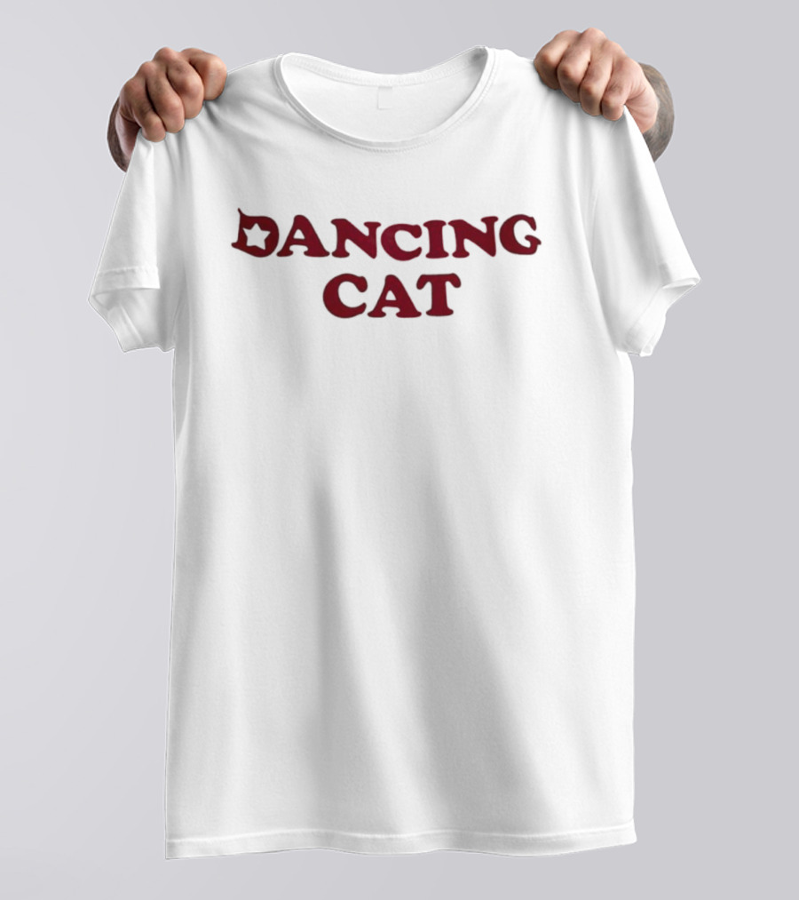 Dancing Cat Star Theme T-Shirt