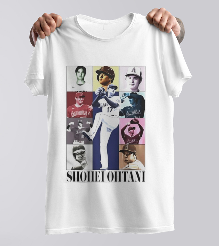 Shohei Ohtani Angels Era Tour Pitching Moments T-Shirt