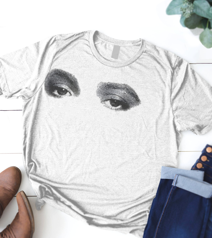 Young Miko DND Eyes Black And White Design T-Shirt