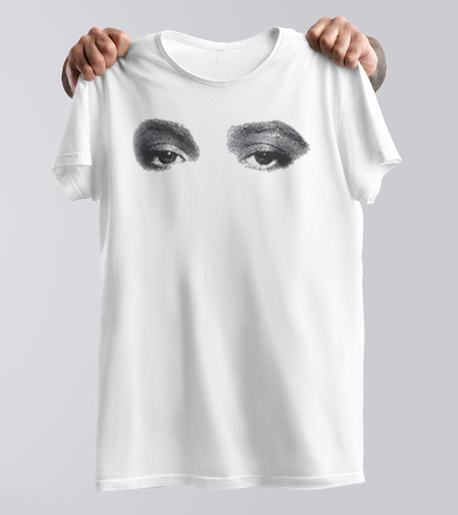 Young Miko DND Eyes Black And White Design T-Shirt