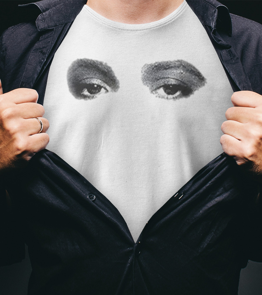 Young Miko DND Eyes Black And White Design T-Shirt