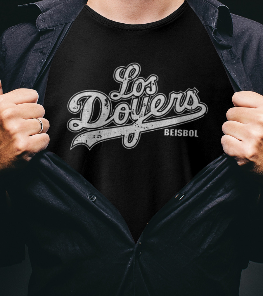 Los Doyers Beisbol 2025 Dodgers Champions T-Shirt