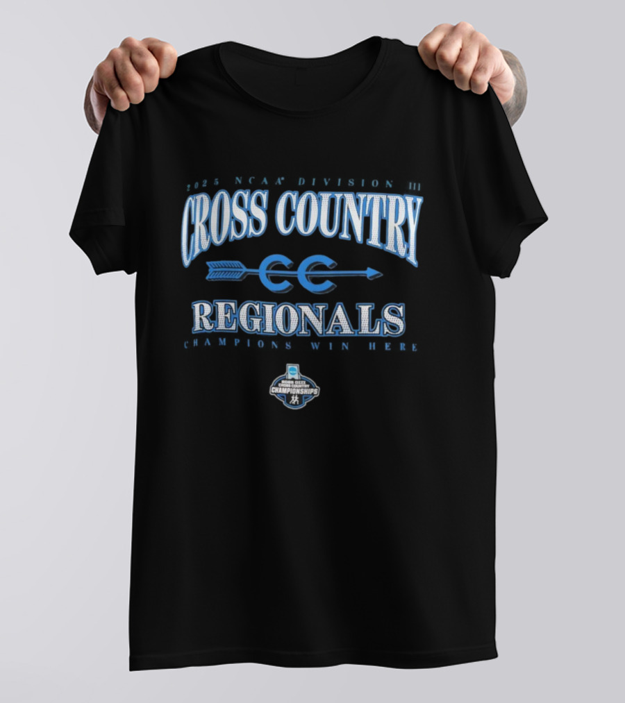 NCAA Division III Cross Country Regionals 2025 Champions Under Armour Hierarchy Design T-Shirt