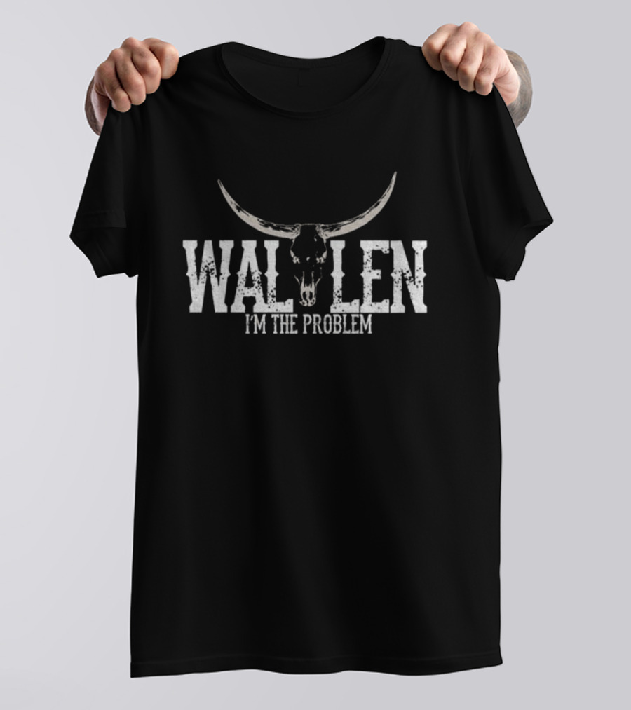 Morgan Wallen I'm The Problem Longhorn Skull Tour 2025 T-Shirt