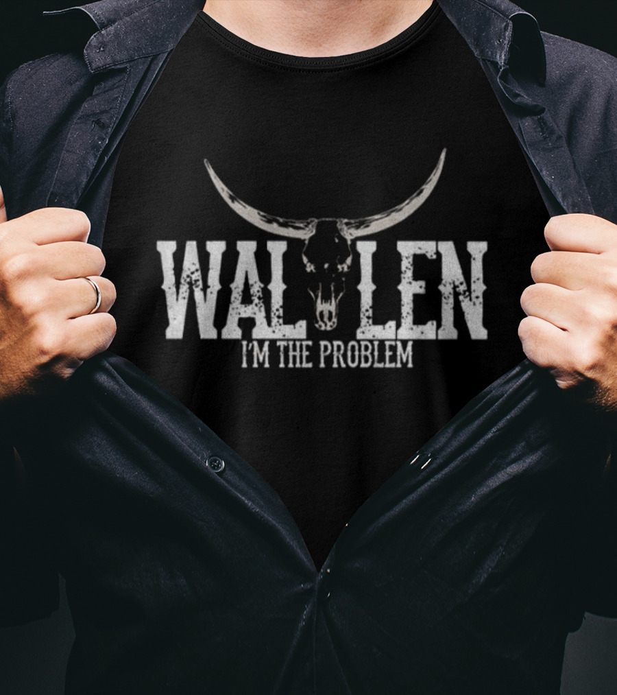Morgan Wallen I'm The Problem Longhorn Skull Tour 2025 T-Shirt