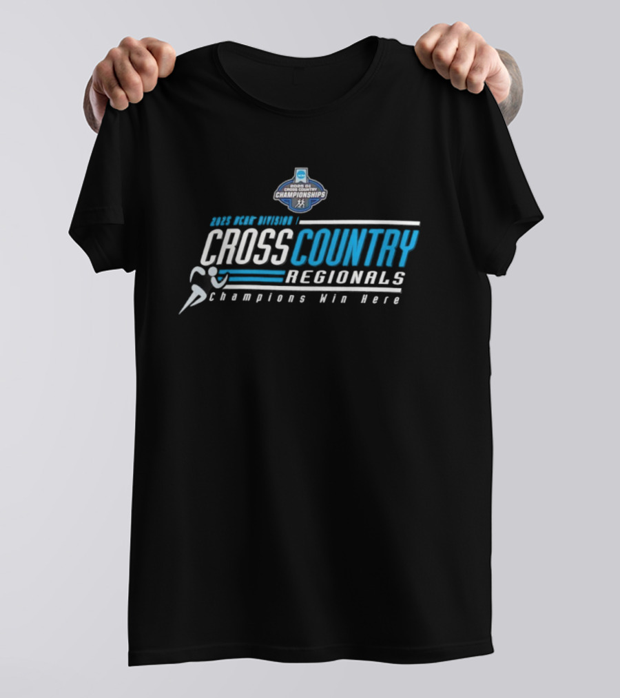 2025 NCAA Division I Cross Country Regionals Champions Win Here T-Shirt